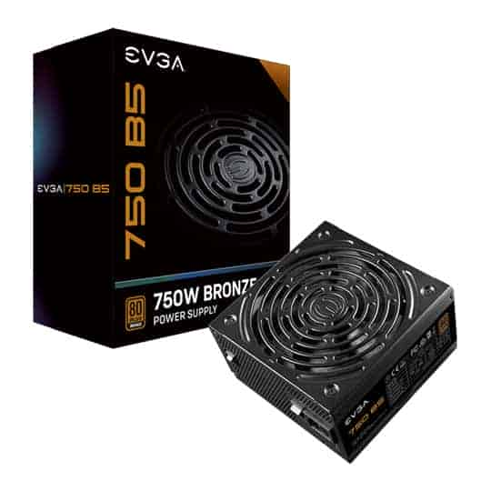 EVGA 750 B5 80 PLUS Bronze 750W Fully Modular ATX Power Supply